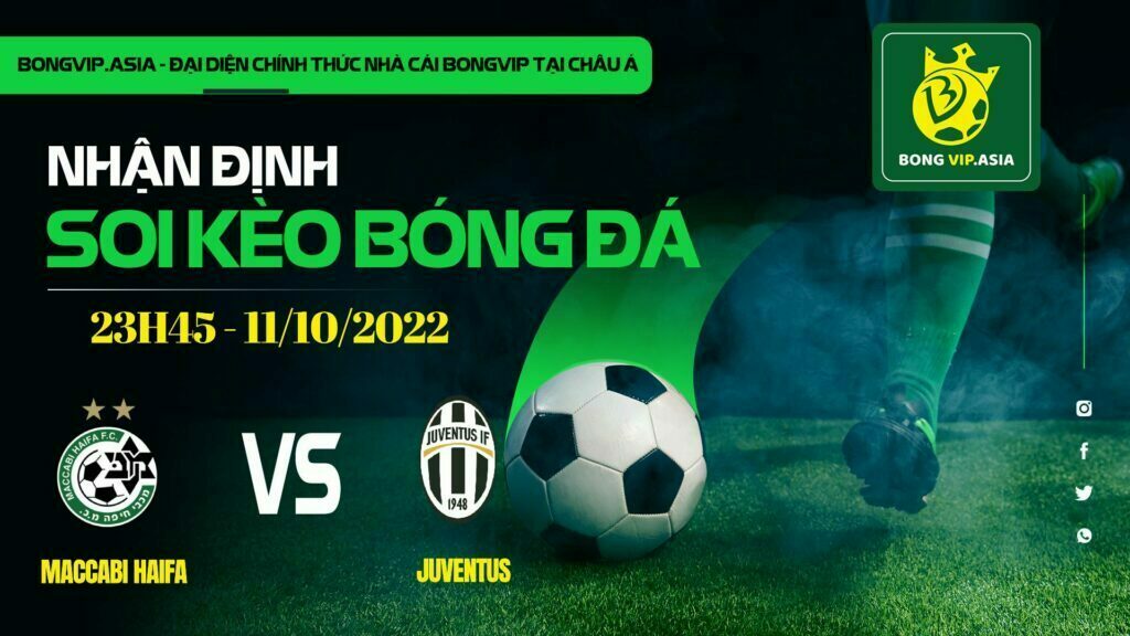 Soi kèo Bongvip Maccabi Haifa vs Juventus