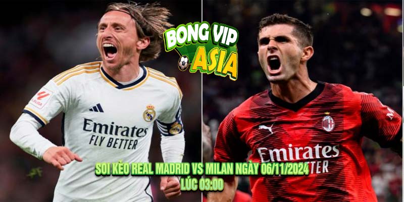 Soi kèo Real Madrid vs Milan Ngày 06/11/2024